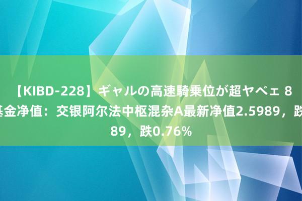 【KIBD-228】ギャルの高速騎乗位が超ヤベェ 8月1日基金净值：交银阿尔法中枢混杂A最新净值2.5989，跌0.76%