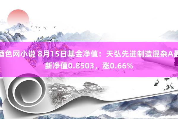 酒色网小说 8月15日基金净值：天弘先进制造混杂A最新净值0.8503，涨0.66%