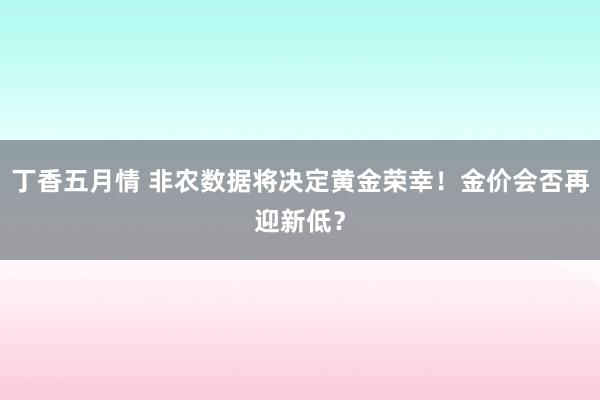 丁香五月情 非农数据将决定黄金荣幸！金价会否再迎新低？